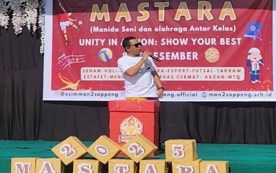 Usai Buka Porseni, Kepala Kemenag Soppeng Pimpin Donasi Untuk Aceh