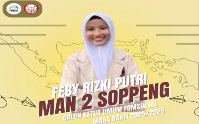 Siswa Madrasah dari Soppeng Jadi Kandidat Ketua Umum Forum MPK SULSEL 2025